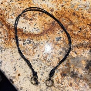 Black Leather crossbody for Parker thatch purse